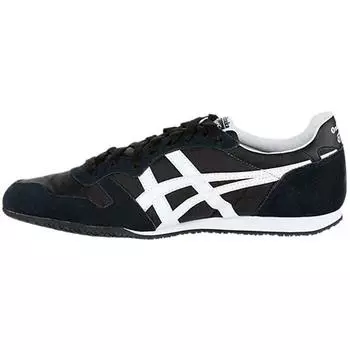 Кроссовки унисекс Onitsuka Tiger Serrano черно-белые D109L-9001