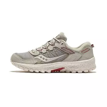 Кроссовки унисекс Saucony Grid Peak серо-красные S70814-1 42