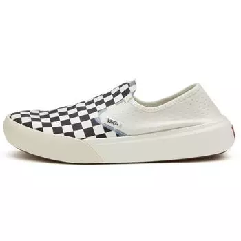 Vans ComfyCush One Checkerboard - Marshmallow Black Unisex Sneakers Cream VN0A45J5Q4O 43