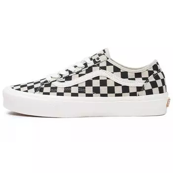 Кроссовки унисекс Vans Old Skool Tapered Eco Theory — черно-белые шахматные кроссовки кремовые VN0A54F4705 36