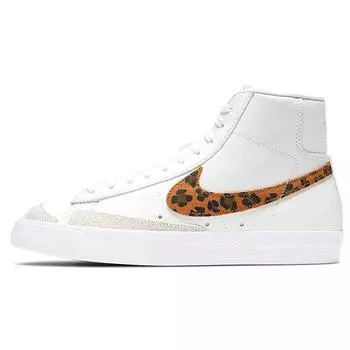 Кроссовки женские Nike Blazer Mid 77 Leopard белые DA8736-101 36