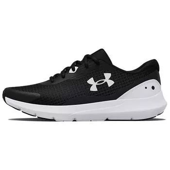 Кроссовки женские Under Armour Surge 3 черные белые 3024894-001 38
