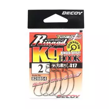 Крючки Decoy Worm 417 с кольцом, кг, размер 2 (8854)