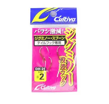 Крючки Owner DH-21 Jig Minnow Spoon Tail, размер 2 (5737)