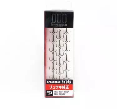 Крючки тройные Duo Ryuki, оригинальный размер 12, в упаковке 20 шт. #12 (9961)