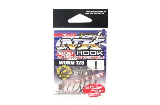 Крючок Decoy Worm 128 Neko Rigged, размер 1 (7628)