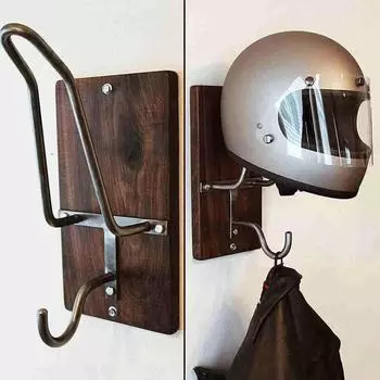 Крючок для крепления шлема и куртки мотоцикла Iron Plate