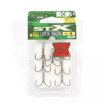 Крючок Owner STX-38 Stinger Treble Extra Treble, размер 4 (6833)