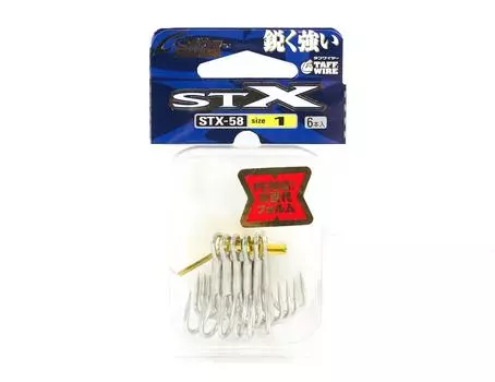 Крючок Owner STX-58 Stinger Treble Extra Treble, размер 1 (9284)