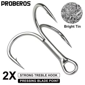 Крючок PRO BEROS Three с крючком-якорем в два раза прочнее крючка для приманки, 10 шт. 16#(10pcs)