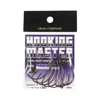 Крючок Varivas Hooking Master Worm Hook Monster Class, размер 1 (0664)