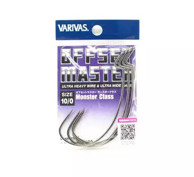 Крючок Varivas Offset Master Monster Class, размер 10/0 (2810)