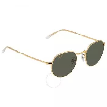 Круглые солнцезащитные очки унисекс Ray Ban Jack Green Classic G 15 0RB3565 919631 51