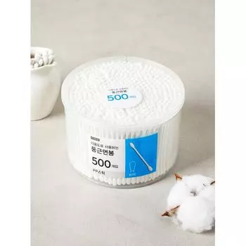 Круглые тампоны Daiso Pp Stick 500 шт.
