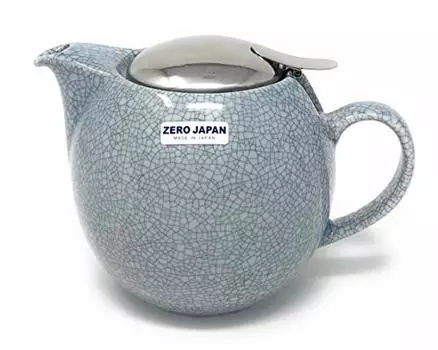 Круглый чайник ZERO JAPAN 24 унции. (680 куб.см) с крышкой SLS и заварочным стаканом Crackle Lavender