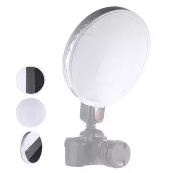 Круглый софтбокс со вспышкой Speedlite для камеры, 12 дюймов/31 см, рассеиватель для Canon Nikon