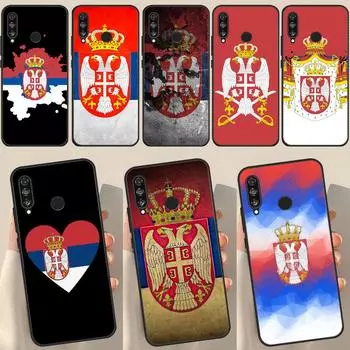 Крутой чехол с флагом Сербии для Huawei P30 Lite P40 P20 P50 Pro Nova 5T P Smart 2021 2019 Чехол для Honor 50 Lite Honor 50 Pro
