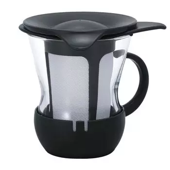 Кружка для чая HARIO One Cup 200 мл, черная, для заваривания чая One Cup, сделано в Японии OTMH-1B чёрный