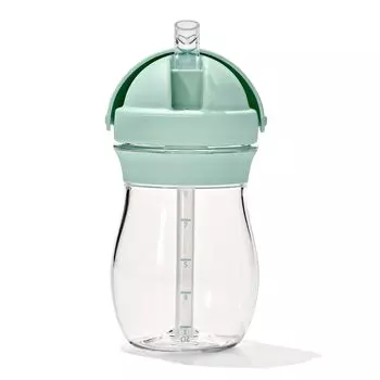 Кружка OXO Tot Straw Cup Tall Opal, стильная, герметичная, можно мыть в посудомоечной машине 63164000