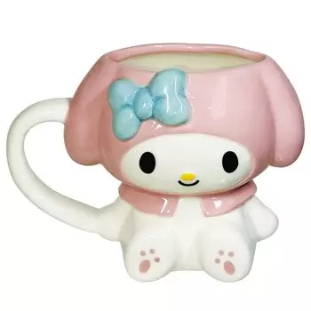 Кружка Sanrio My Melody 200 мл, вырубная Sanrio Goods, столовая посуда, приблизительная. SAN4359-3 розовый
