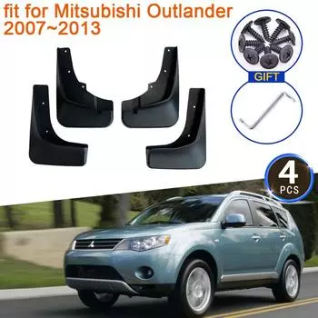 Крыло для Mitsubishi Outlander 2007 ~ 2013, аксессуары 2008 2009 2010 2011 2012, брызговик, передние и задние колеса 2007-2008