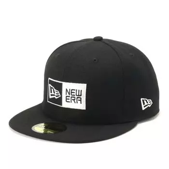 Крышка 59FIFTY Box Logo Логотип 7 5950 BOXLOGO BLK WHI 23J [New Era] Черный/Коробка 7/8