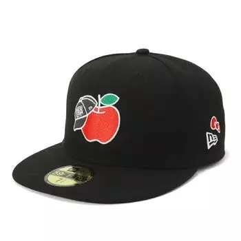 Крышка 59FIFTY Hello Kitty Collaboration Black 7 5950 APPLE NECAP KITTY BLK [New Era] 1/8 чёрный