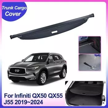 Крышка багажника автомобиля для Infiniti QX50 QX55 J55 2019~2024, задняя багажная перегородка, защитная шторка, аксессуары