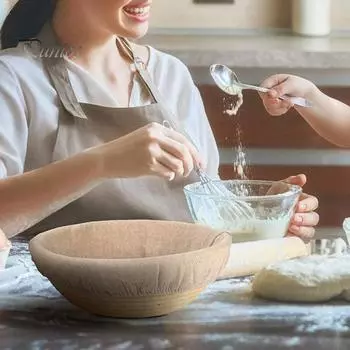 Крышка корзины для расстойки хлеба, супер мягкий хлопок, лен, круглая корзина для расстойки хлеба, тканевая подкладка для дома 13cm