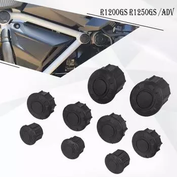 Крышка отверстия на раме мотоцикла, заглушка для BMW R1200GS LC R 1200 GS LC Adventure R1250GS R 1250 GS Adventure чёрный