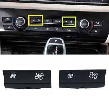 Крышка переключателя климат-контроля обогревателя для BMW F10 F11 F01 F02 F06 F07 F12 F13 F15 F16 Fun Button Wind Кондиционер чёрный