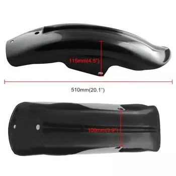 Крышка заднего крыла мотоцикла на заказ, черный ABS для мотоцикла Harley Davidson 883 XL1200 чёрный