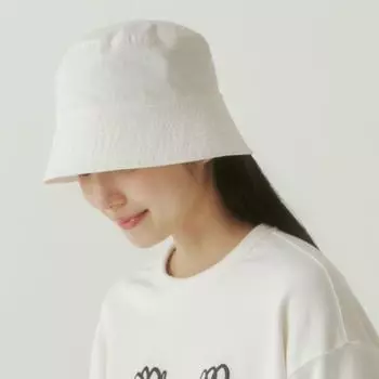 KS Label Point Bucket Hat Kd3cpg1102f Owh OFF WHITE/000