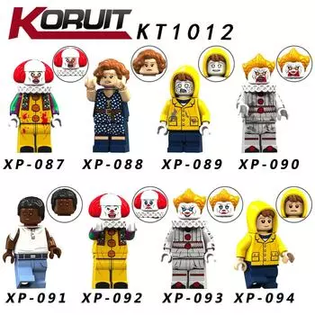 Kt1012 Xp087-094 Душа Клоуна Мелкий Конструктор Минифигурка Игрушка Пакет