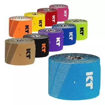 KT TAPE Кинезиологическая лента с релизом Razor blue x 20 шт. Не требуются ножницы Подходит для всех зон Один размер подходит большинству (растягивающаяся бумага)