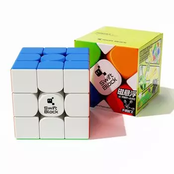 Куб-пистолет Swift Block Gun с магнитом Speed Cube 3x3 gancube Competition Maglev Magic Cube бренда GAN, игрушка для детей/взрослых суббренда