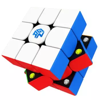 Кубик-головоломка GAN 356 M Lite 3x3 без наклеек, магнитный, скоростной, магический кубик GAN 356M Lite 3x3x3, куб-головоломка для соревнований, магнитная игрушка, без встроенного (Лайт, GES)