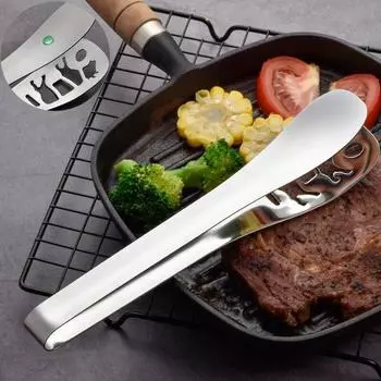 Кухонные щипцы из нержавеющей стали 304 для кухонного шведского стола, барбекю, нескользящие щипцы для хлеба, зажимы для барбекю, посуда для домашней кухни, кухонная утварь