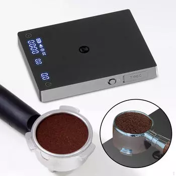 Кухонные весы для кофе с таймером, 2 кг, 0,1 г, перезаряжаемые через USB, для небольших продуктов питания