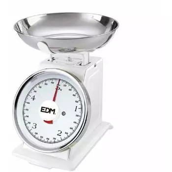 Кухонные весы кухонные ретро-весы EDM Белый 5 kg 20,5 x 4 cm