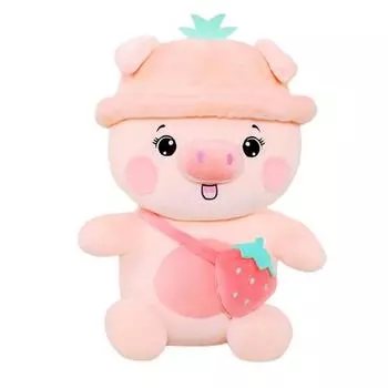 Кукла Haesol Animal Kingdom Character Pig Sleep Attachment, розовая, корейские детские товары
