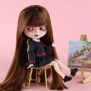 Кукла ICY DBS Blyth 1/6 30 см, расписанная вручную, 30 см, кукла с индивидуальным макияжем, специальный макияж, кукла bjd, набор для кукол SD Like a picture