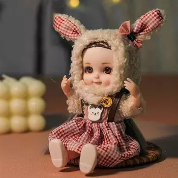 Кукла с улыбающимся лицом, юбка, боди, платье, комплект одежды для куклы