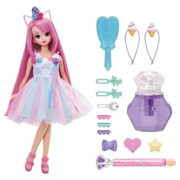 Кукла Takara Tomy Licca-chan Yumeiro Misaki-chan, красочная игрушка-переодевалка, игровая игрушка для возраста 3+