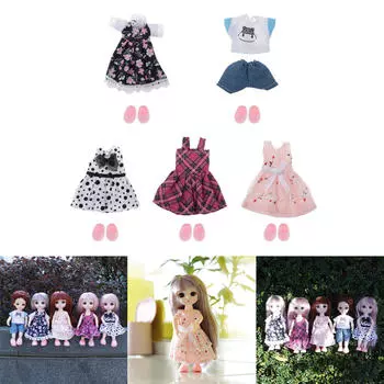 Кукольная одежда, обувь, костюм 16 см, аксессуар Style 1