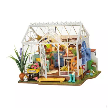 Кукольные домики своими руками, миниатюрная модель цветочной комнаты, наборы для сборки кукольных домиков для мальчиков, девочек и детей