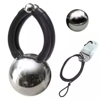 Kumakki Weight 200ST Penis Tractor с тягами для пениса из нержавеющей стали с профилактикой, сделанной в Японии (черный) Вес, Увеличение, Вес, (Потерянный включен)