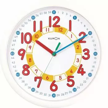Kumon Publishing Study Clock DC 53 белая обучающая игрушка Игрушка для детей от 3 лет и старше KUMON