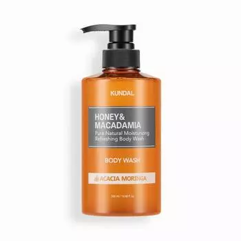 KUNDAL Гель для душа Pure Body Wash Acacia Moringa 500 мл, корейская косметика с приятным ароматом