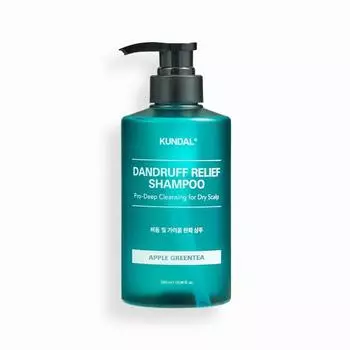 KUNDAL ProClean Dandruff Shampoo Apple Green Tea 500 мл, корейская косметика с приятным ароматом